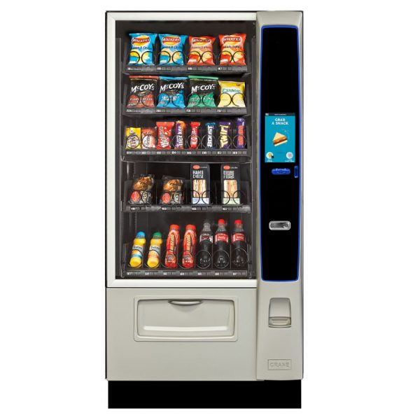 Crane Merchant Media 4 snack, food and drink vending machine