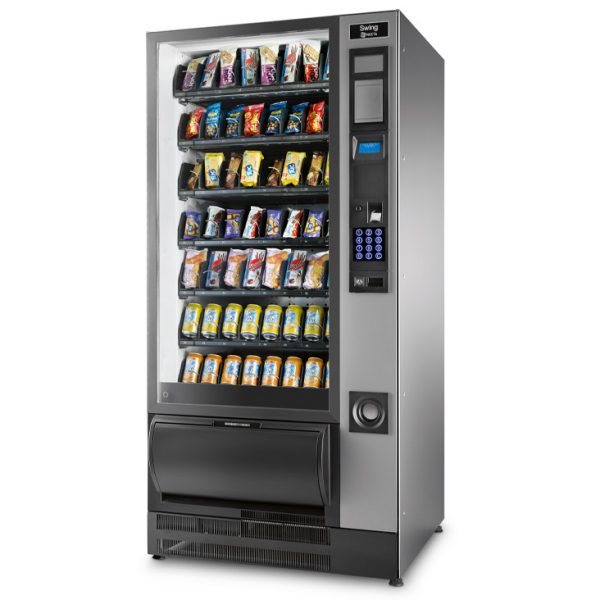 Necta Swing Snack and Food vending machine angled view